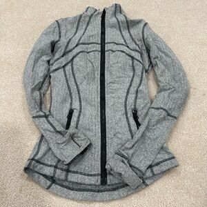 Black and white define jacket- LULULEMON